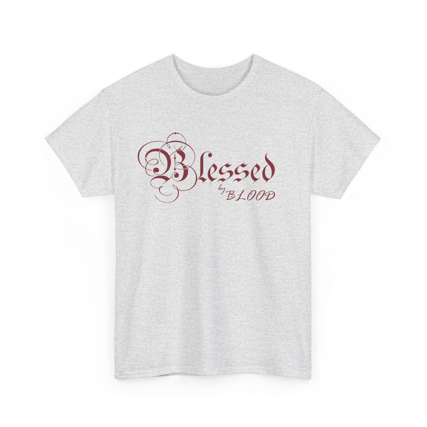 Blessed by blood, comfortable T-Shirt (light gray)