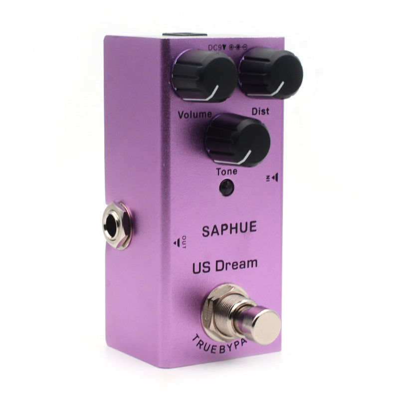 Mini guitar effects Guitar Pedals 
Distortion 
Gain Booster 
Chorus 
Phase 
Delay 
Tremolo 
US Dream 
Crunch