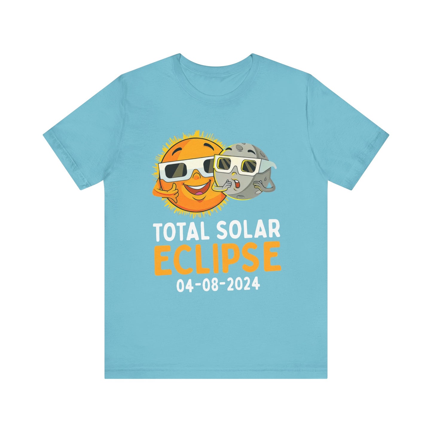 Total Eclipse 04.08.2024, w/city, date, time spring, summer shirt & fun graghic