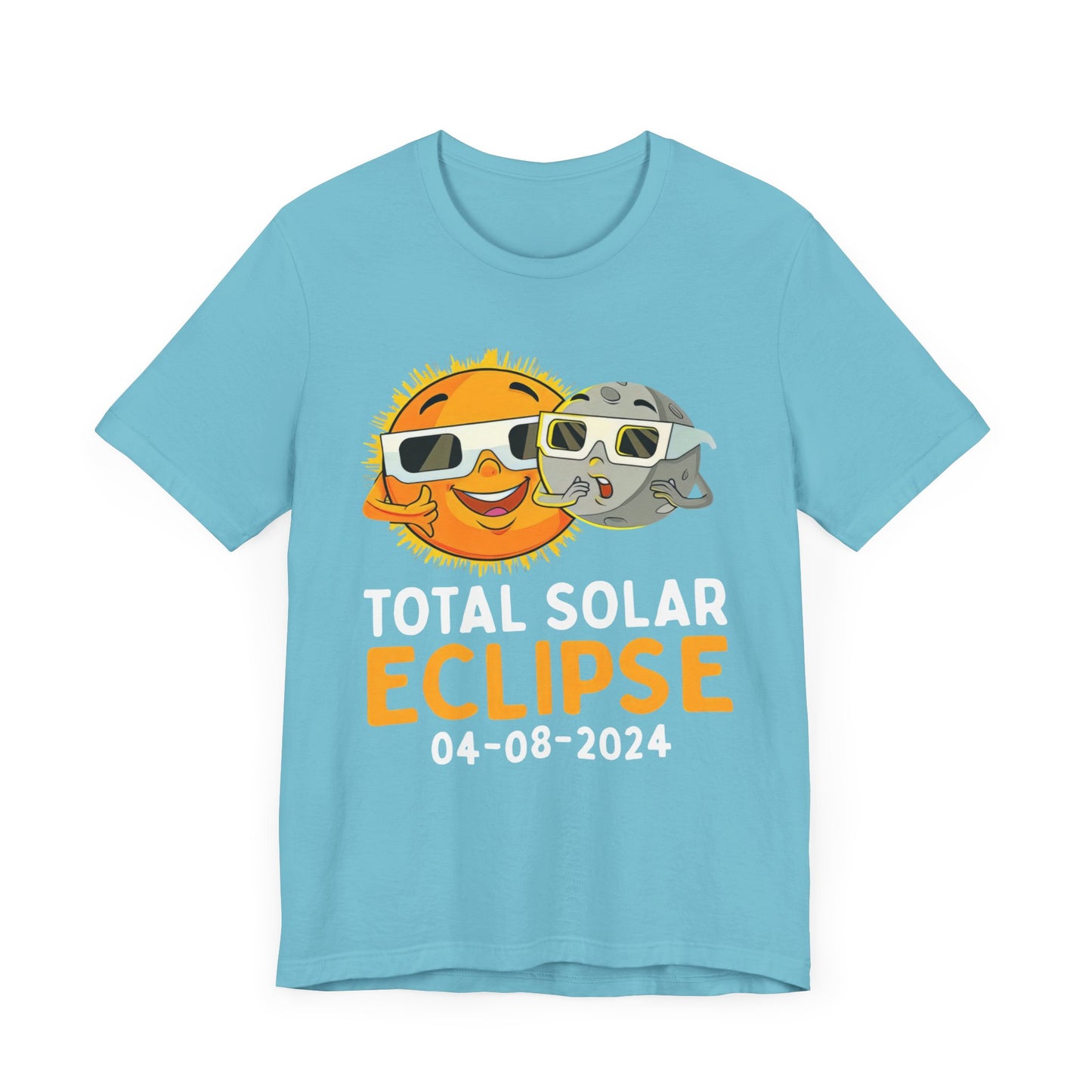 Total Eclipse 04.08.2024, w/city, date, time spring, summer shirt & fun graghic