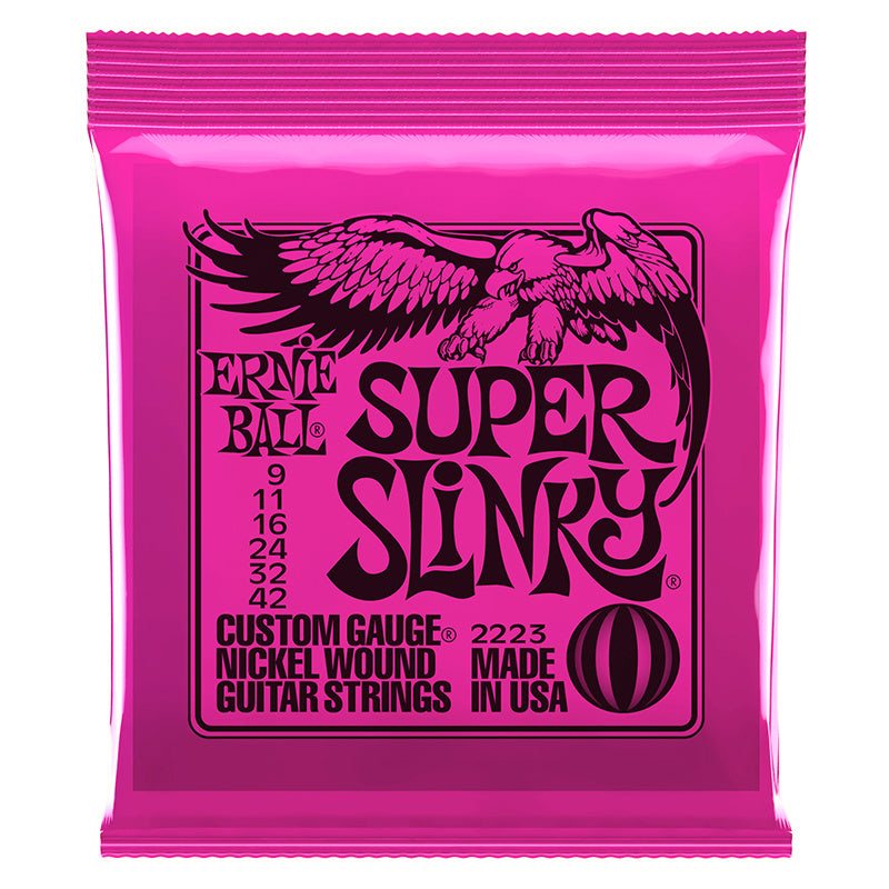 New Electric Guitar Strings Ernie Ball Slinky Brand Big Selection