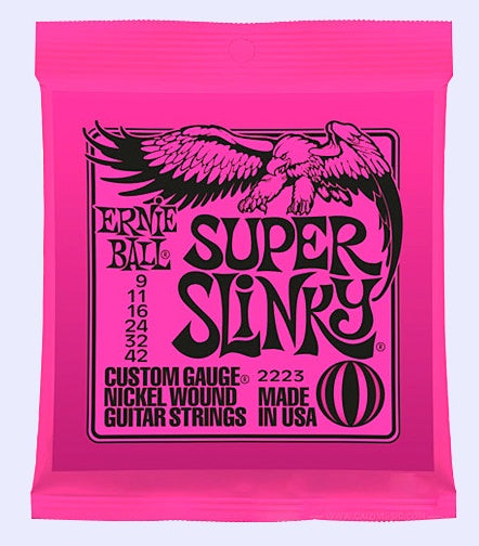 New Electric Guitar Strings Ernie Ball Slinky Brand Big Selection