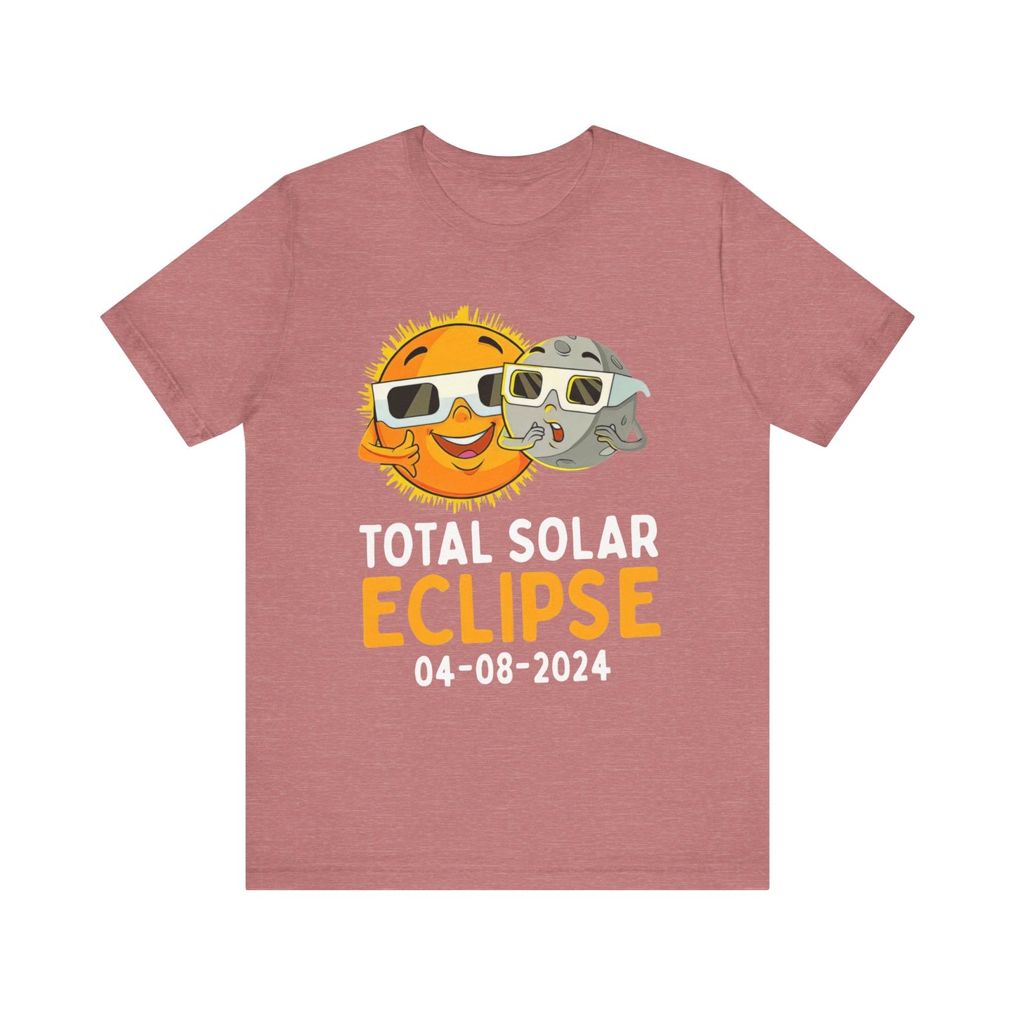 Total Eclipse 04.08.2024, w/city, date, time spring, summer shirt & fun graghic