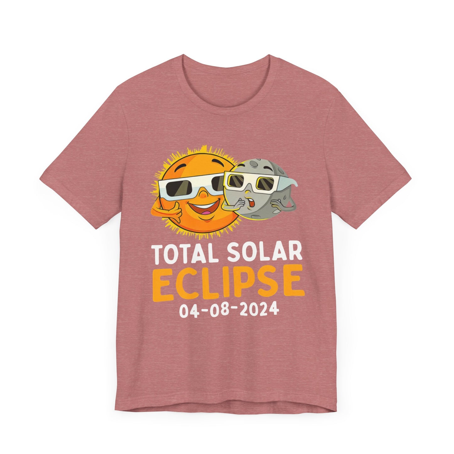 Total Eclipse 04.08.2024, w/city, date, time spring, summer shirt & fun graghic